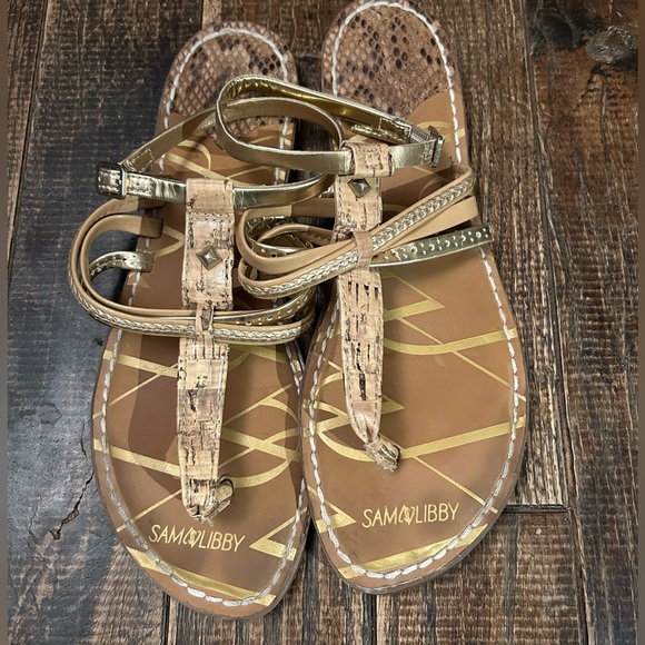 Women’s Sam & Libby Sandal Sz 9.5 - Picture 1 of 6